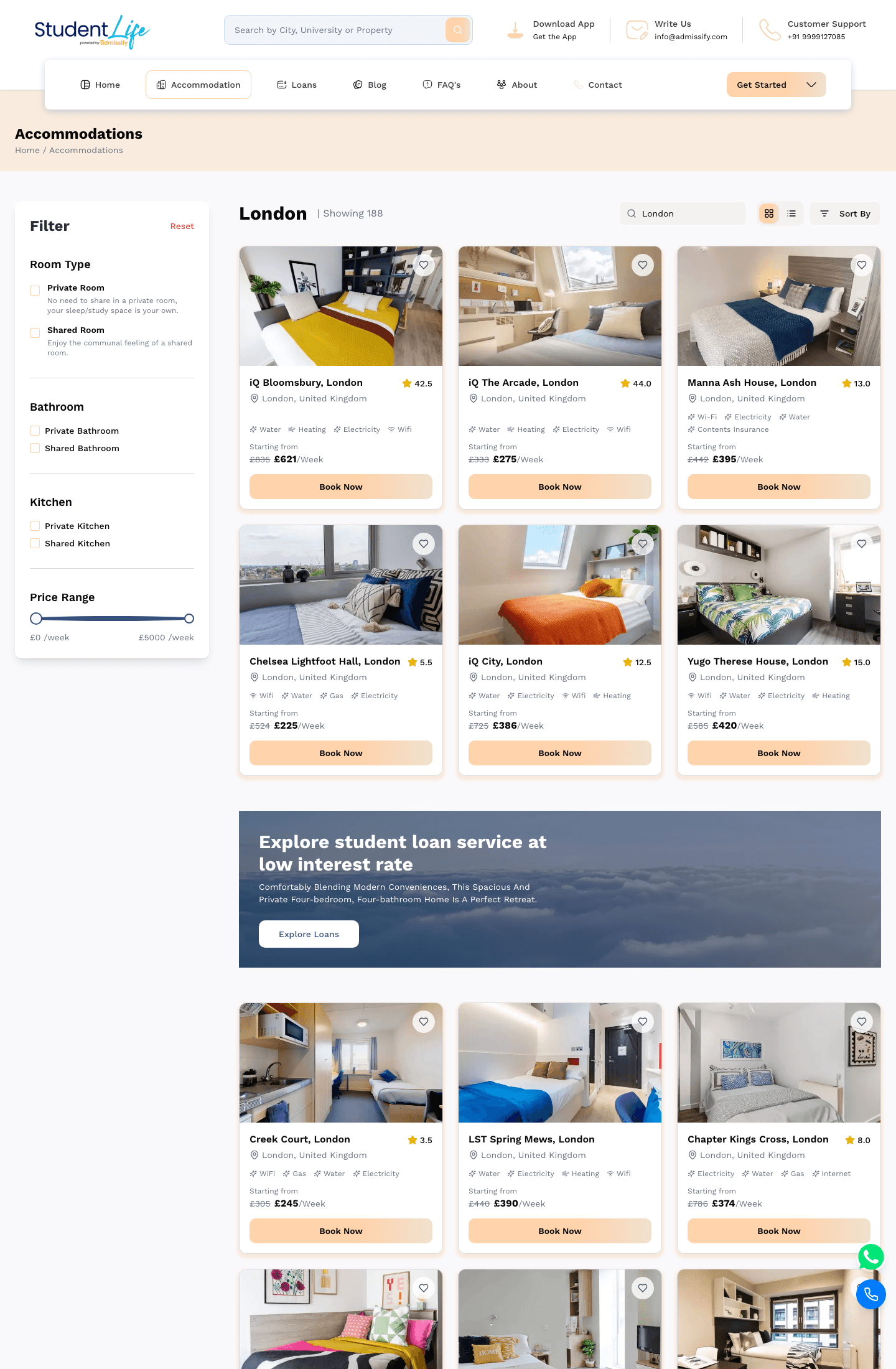 StudentLife Student Stay Platform - visual 2