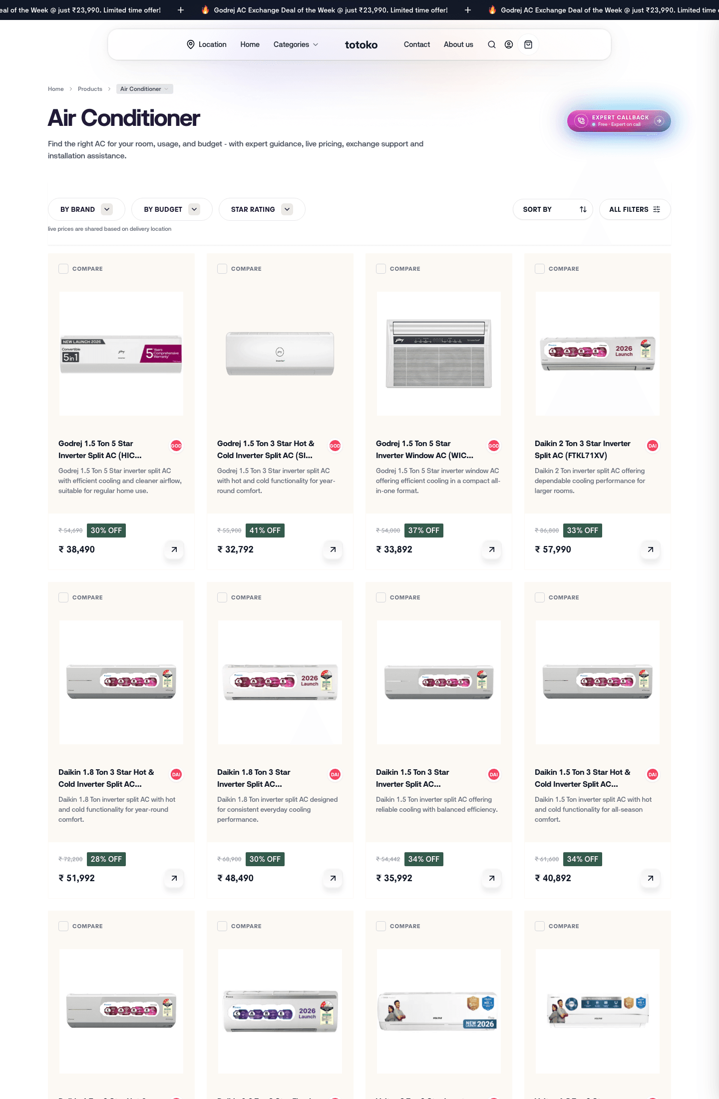 Totoko Appliance Commerce Platform - visual 2